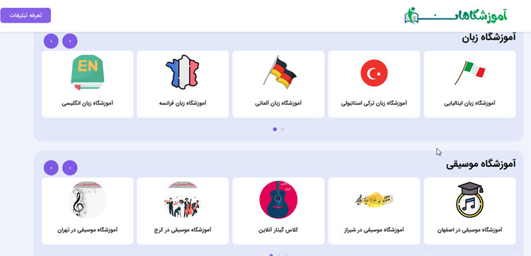 معرفی سایت دایرکتوری آموزشگاهان